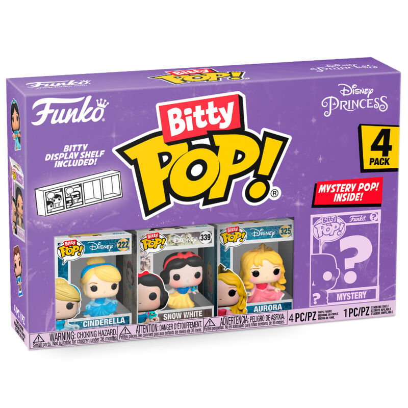 Buborékfólia 4 figurás Bitty POP Disney Princess Cinderella-0
