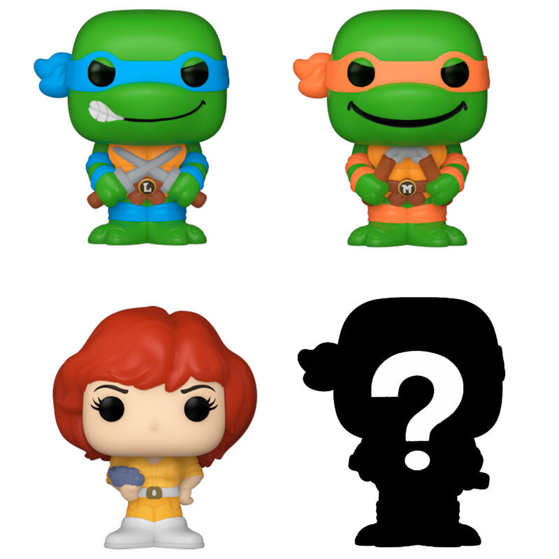 Buborékfólia 4 figurás Bitty POP Teenage Mutant Ninja Turtles Leonardo-1