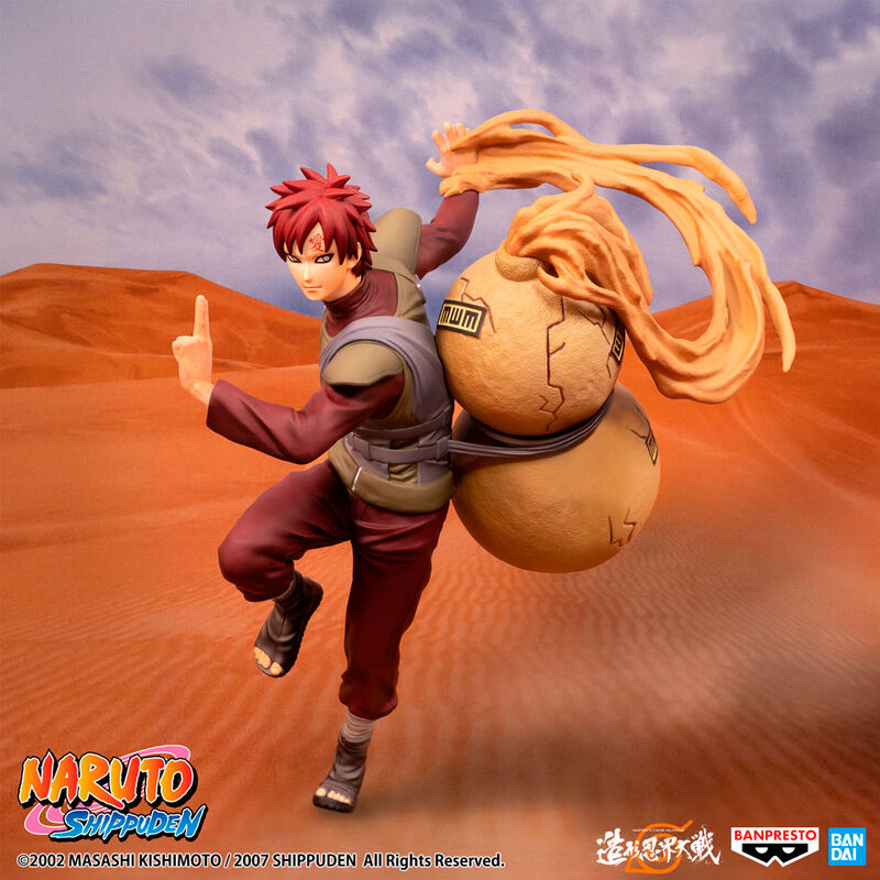 Naruto Shippuden Banpresto F Colosseum Gara figura 12cm-2