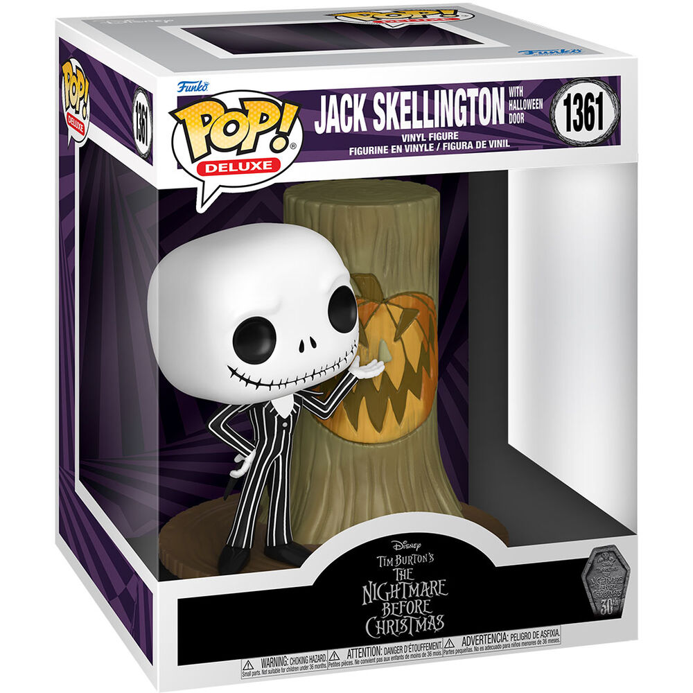POP Deluxe figura Disney Nightmare karácsony előtt 30. évfordulója Halloween ajtóval-0