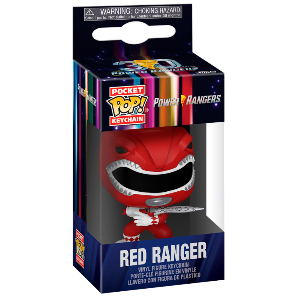 Pocket POP kulcstartó Power Rangers 30. évfordulója Red Ranger-0