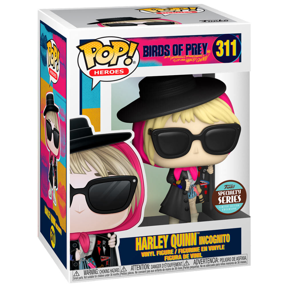 POP figura Birds of Prey Harley Quinn Incognito Exkluzív-0