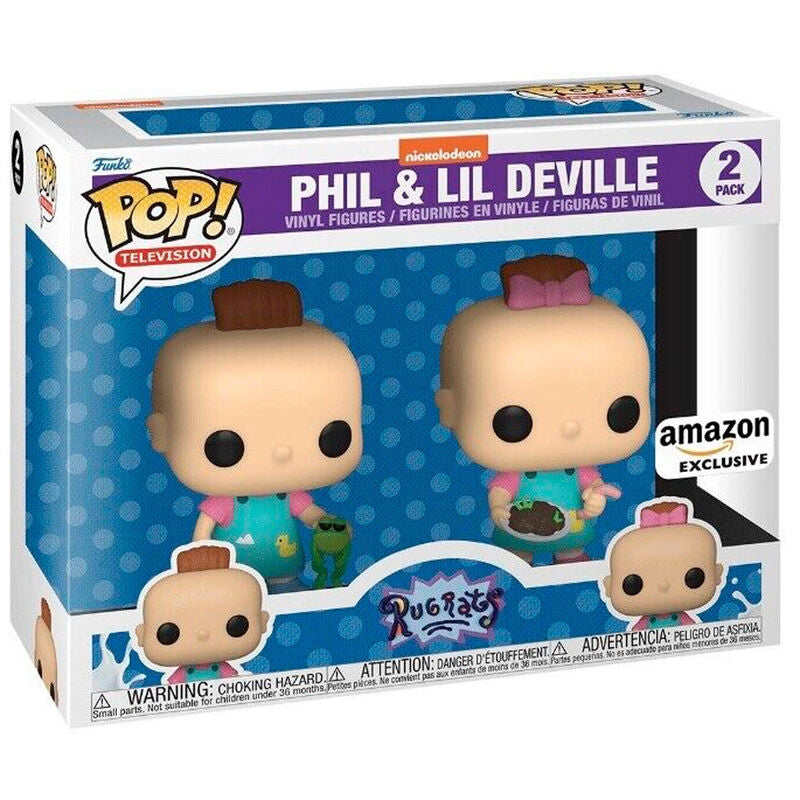 POP csomag 2 figurás Rugrats Phil &amp; Lil Exclusive-0