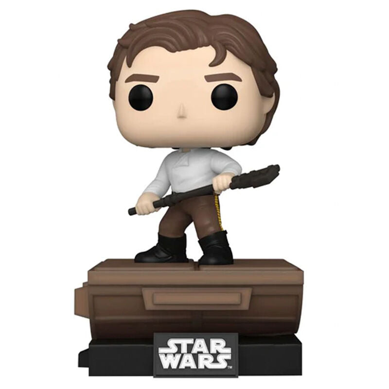 POP figura Deluxe Star Wars Jabba Skiff Han Solo Exkluzív-1