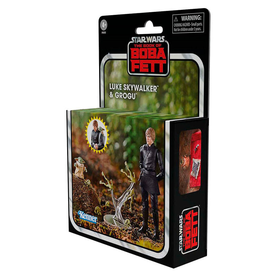 Star Wars Boba Fett könyve Luke Skywalker és Grogu figurák 9,5 cm-1