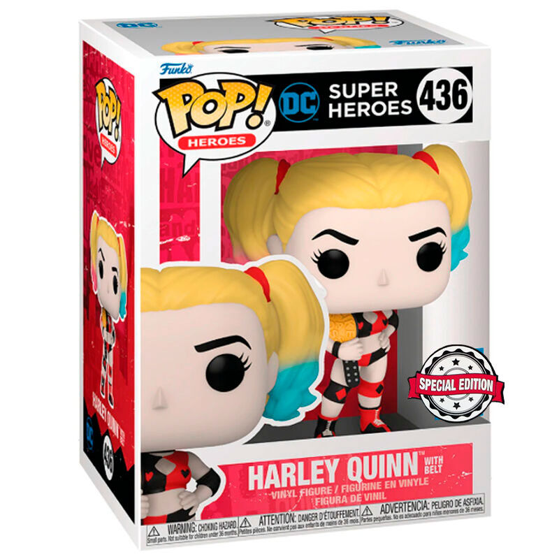 POP figura DC Comics Super Heroes Harley Quinn Exclusive-0