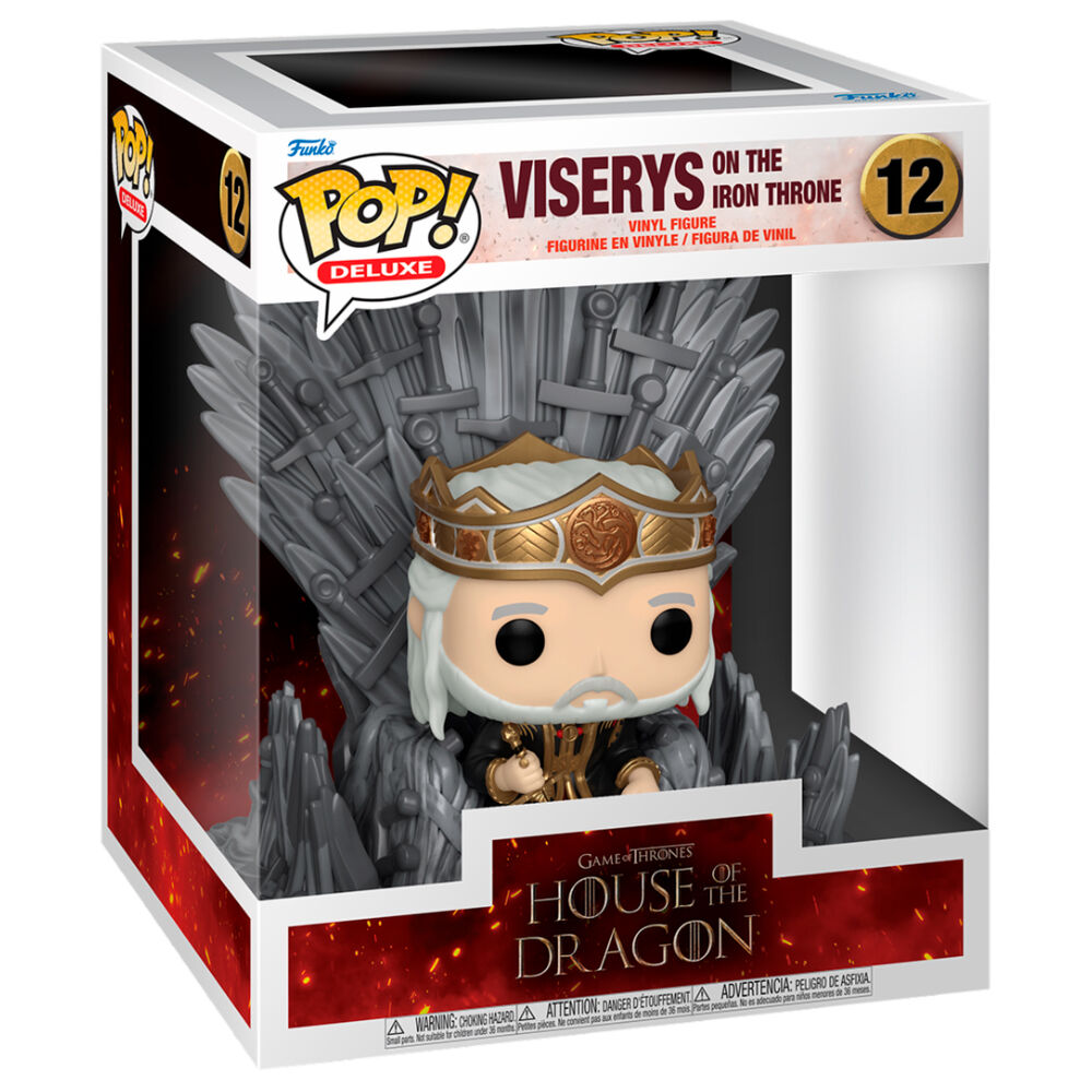 POP figura Deluxe House of the Dragon Viserys a vastrónon-0