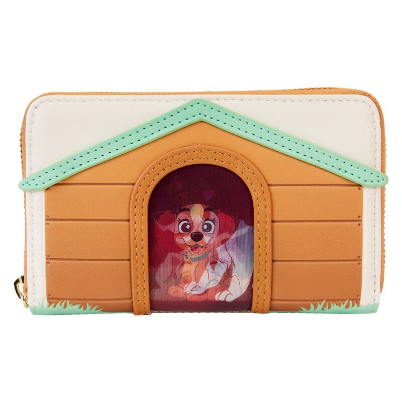 Loungefly Disney I Heart Dogs Dog House Triple Lenticular pénztárca-0